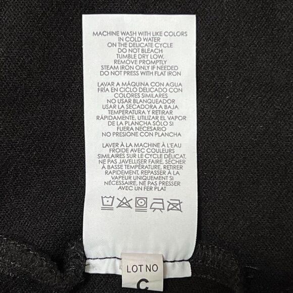 Cabi Love Carol Collection Coat Jacket Women's L Convertible Black Colorblock - Picture 15 of 17